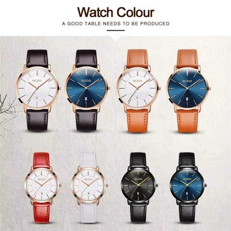2025 Sports Wrist Watch OLEVS Luxury Men's Quartz Analog Display Date Watches Casua