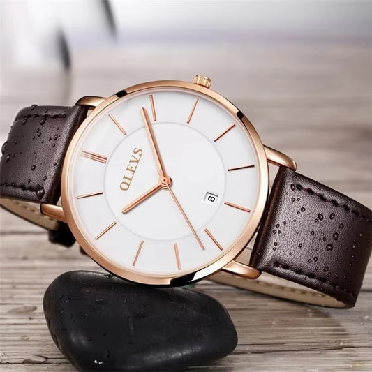 2025 Sports Wrist Watch OLEVS Luxury Men's Quartz Analog Display Date Watches Casua