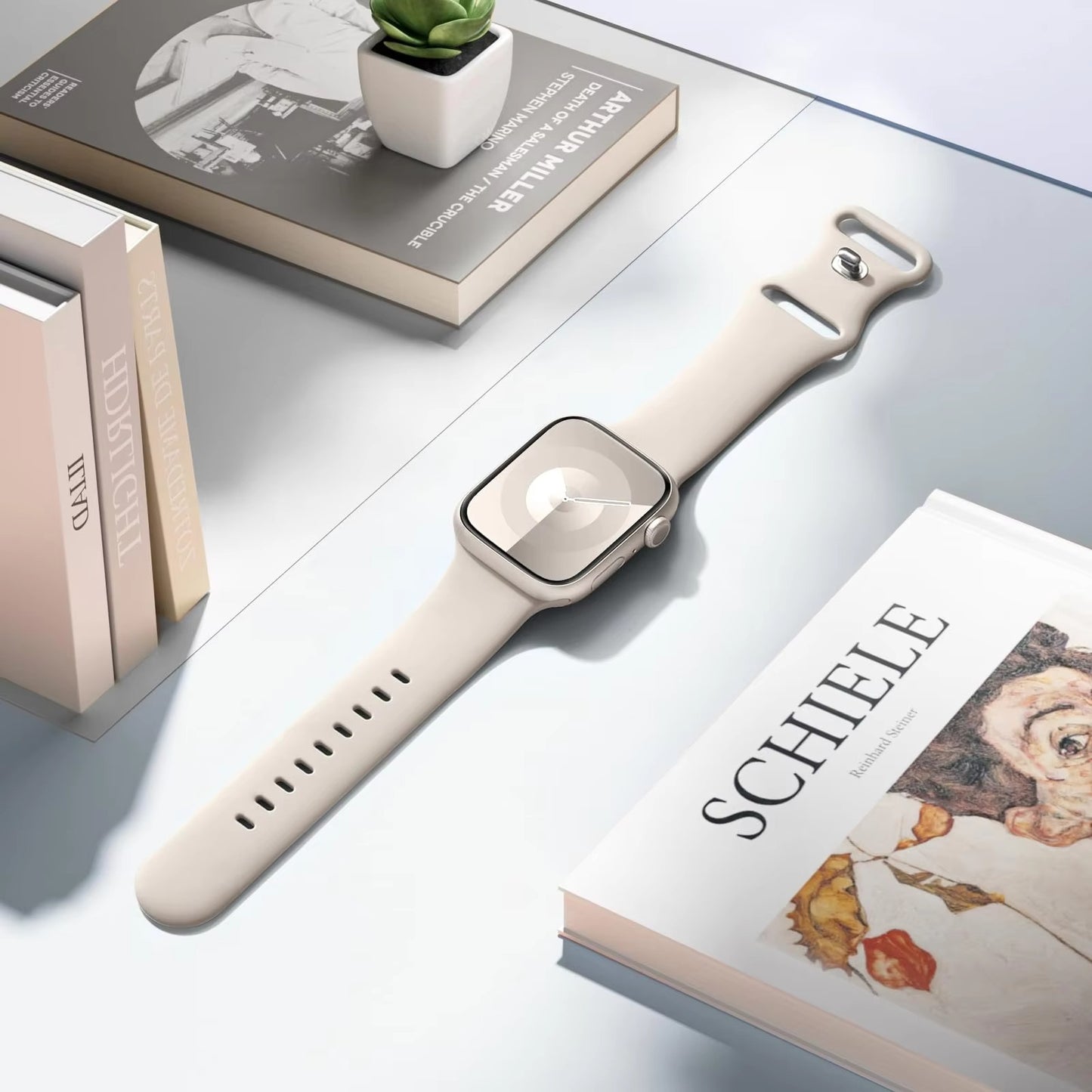 Silicone Strap For Apple Watch Bands 40mm 44mm 46mm 45mm 41mm 49mm 42 Correa Bracelet iWatch series ultra3 2 7 8 9 se 10 11 band
