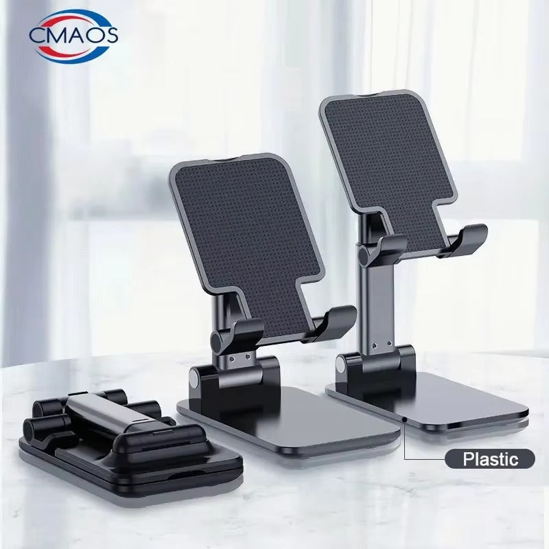 CMAOS Universal Desktop Mobile Phone Holder Stand for IPhone IPad Adjustable Tablet Foldable Table Cell Phone Desk Stand Holder
